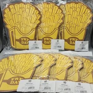 Bulletin Boards Fry Day Friday Novelty Lot of 8 New with 3M Stickers 10" x 7.5"